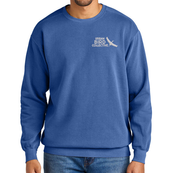 Comfort Colors ® Ring Spun Crewneck Sweatshirt - Embroidered & Printed Logos  Thumbnail