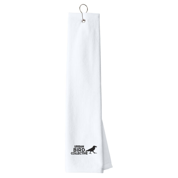 Port Authority Grommeted Tri-Fold Golf Towel - Embroidered Logo Thumbnail