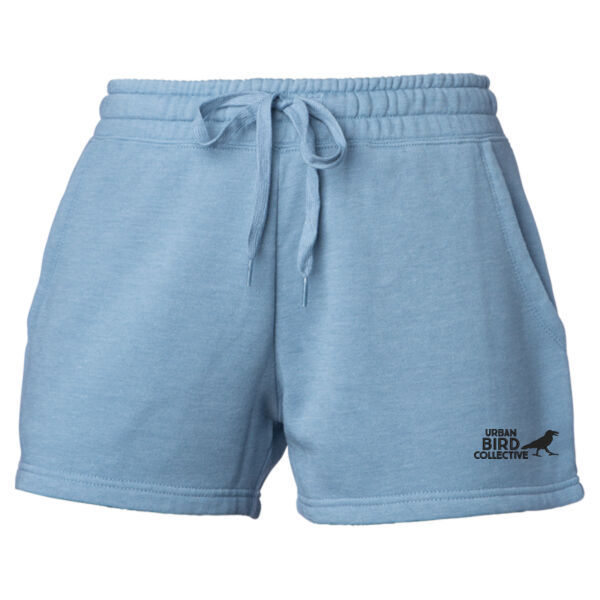 Independent Trading Co. Women's Lightweight California Wave Wash Shorts - Embroidered Logo Thumbnail