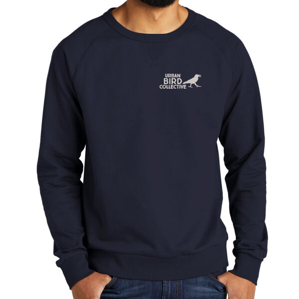 ORGANIC - Allmade Unisex Organic French Terry Crewneck Sweatshirt - Embroidered Logo Thumbnail