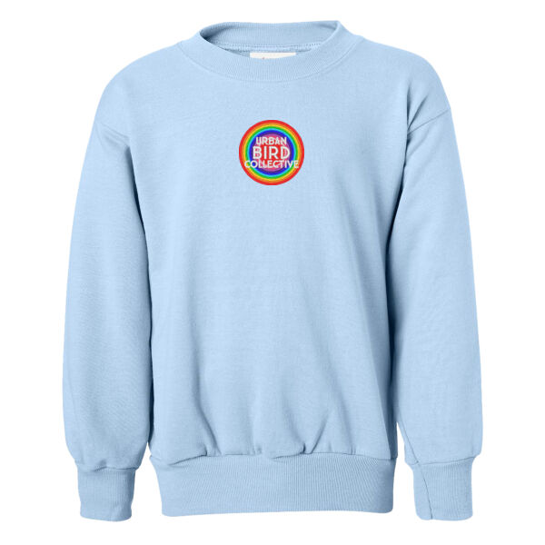 Hanes - Ecosmart Youth Crewneck Sweatshirt - Embroidered Logo Thumbnail