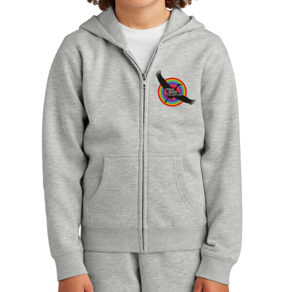District Youth VIT Fleece Full-Zip Hoodie - Printed Logo Thumbnail