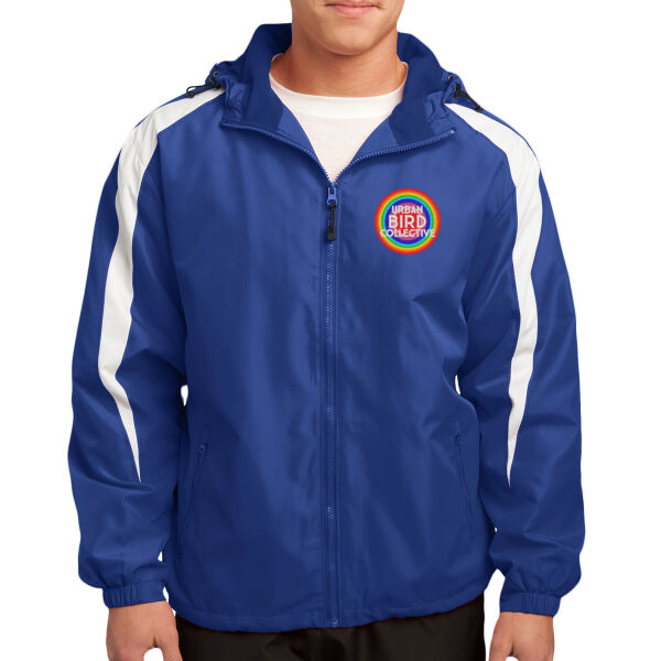 Sport-Tek Fleece-Lined Colorblock Jacket - Embroidered Logo Thumbnail