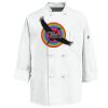 Eight Knot Button Chef Coat with Thermometer Pocket Thumbnail