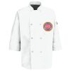 Eight Pearl Button Chef Coat with Thermometer Pocket Thumbnail