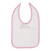 Infant Contrast Trim Premium Jersey Bib Thumbnail