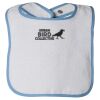 Infant Contrast Trim Terry Bib Thumbnail