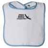 Infant Contrast Trim Terry Bib Thumbnail